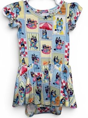 Bluey Summer Bodysuit Twirl Dress